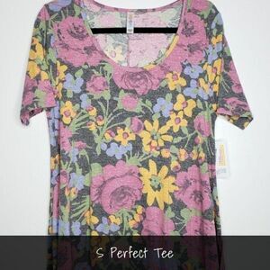 LuLaRoe Perfect T Small Floral NEW